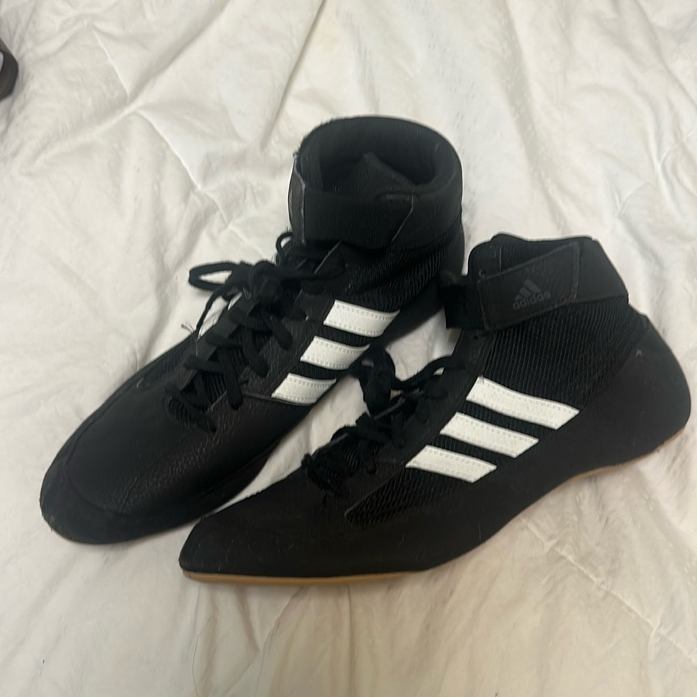 adidas Black and White Athletic Shoes
